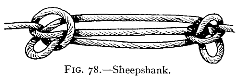 Illustration: FIG. 78.—Sheepshank.