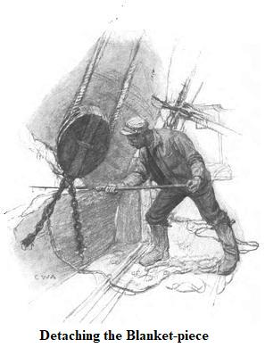 Detaching the Blanket-piece