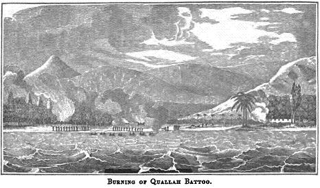 BURNING OF QUALLAH BATTOO.