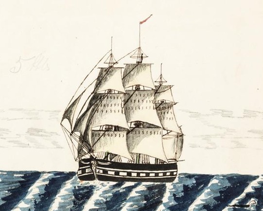 George Howland detail