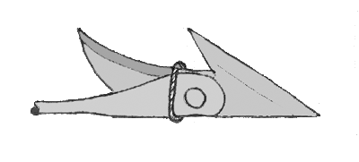 Concept of Temple's grommet iron.