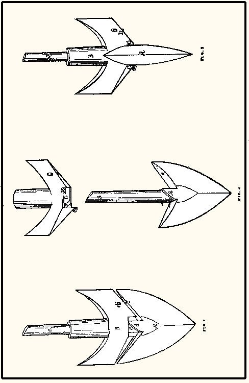 Patent drawing for M. Adams iron